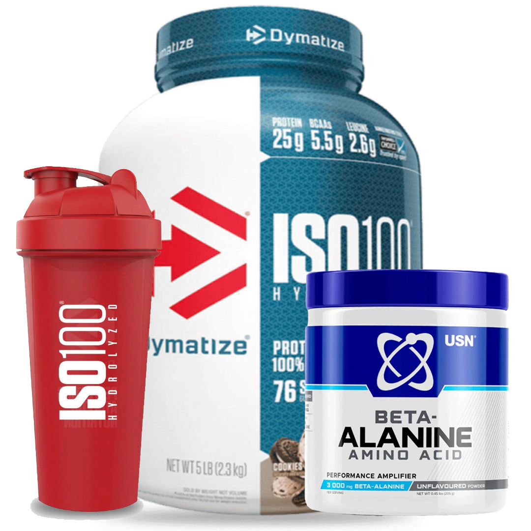 ISO 100 5LB + BETA ALANINA USN (205 GR) + SHAKER EDICIÓN LIMITADA
