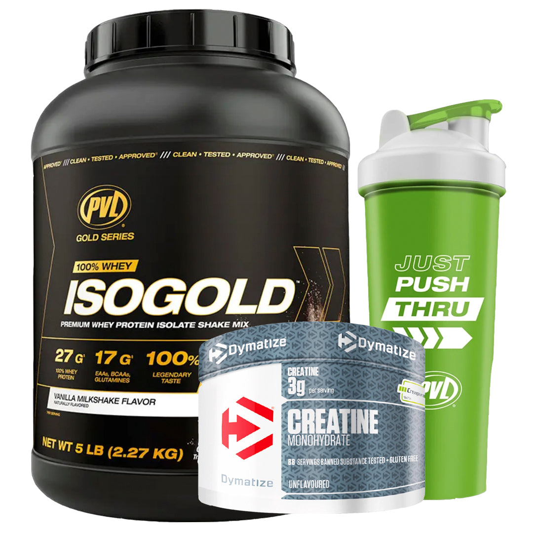 ISOGOLD 5LB PVL + CREAPURE DYMATIZE 300 GR + SHAKER