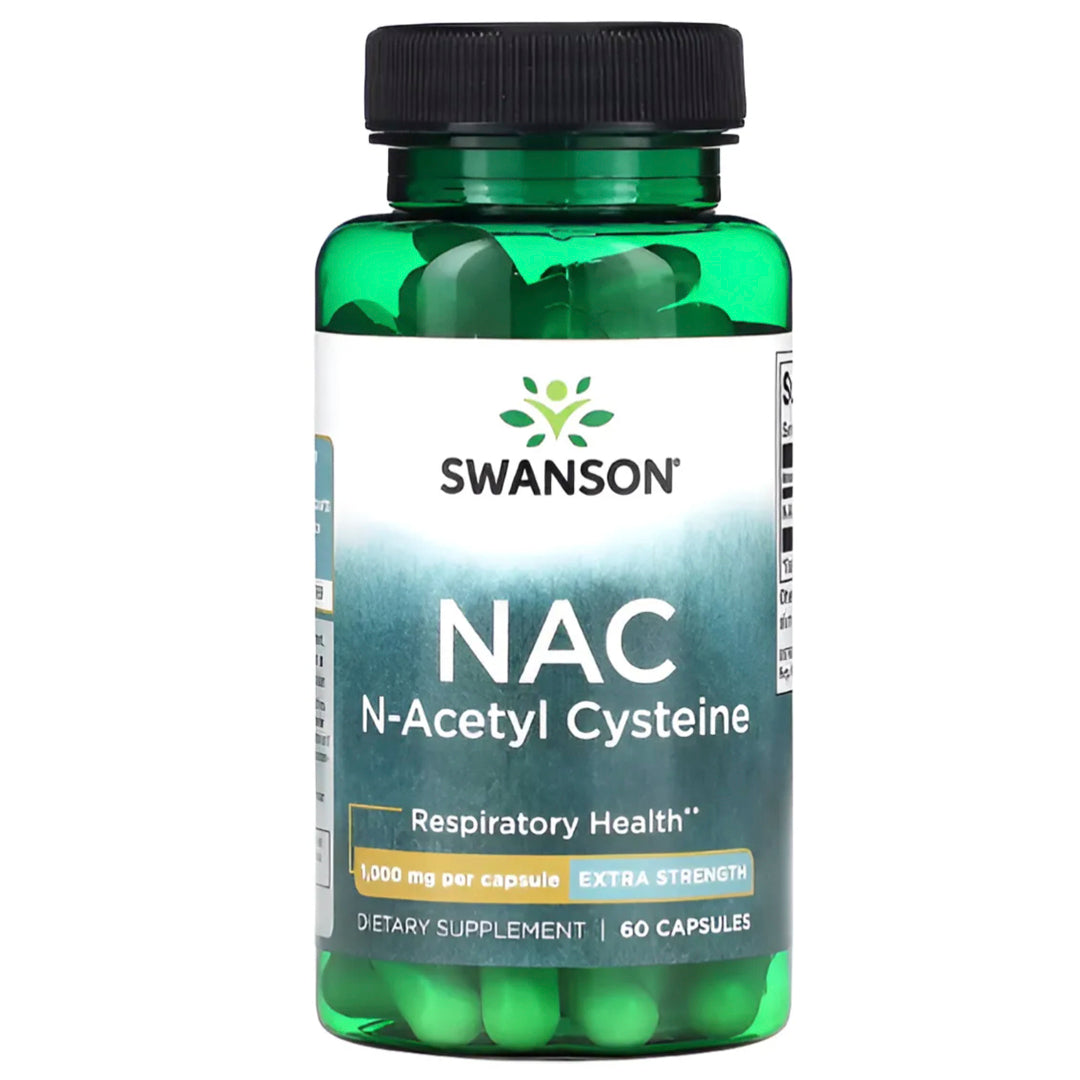 NAC N-Acetyl Cysteine 1000 Mg (60 Cápsulas) Swanson