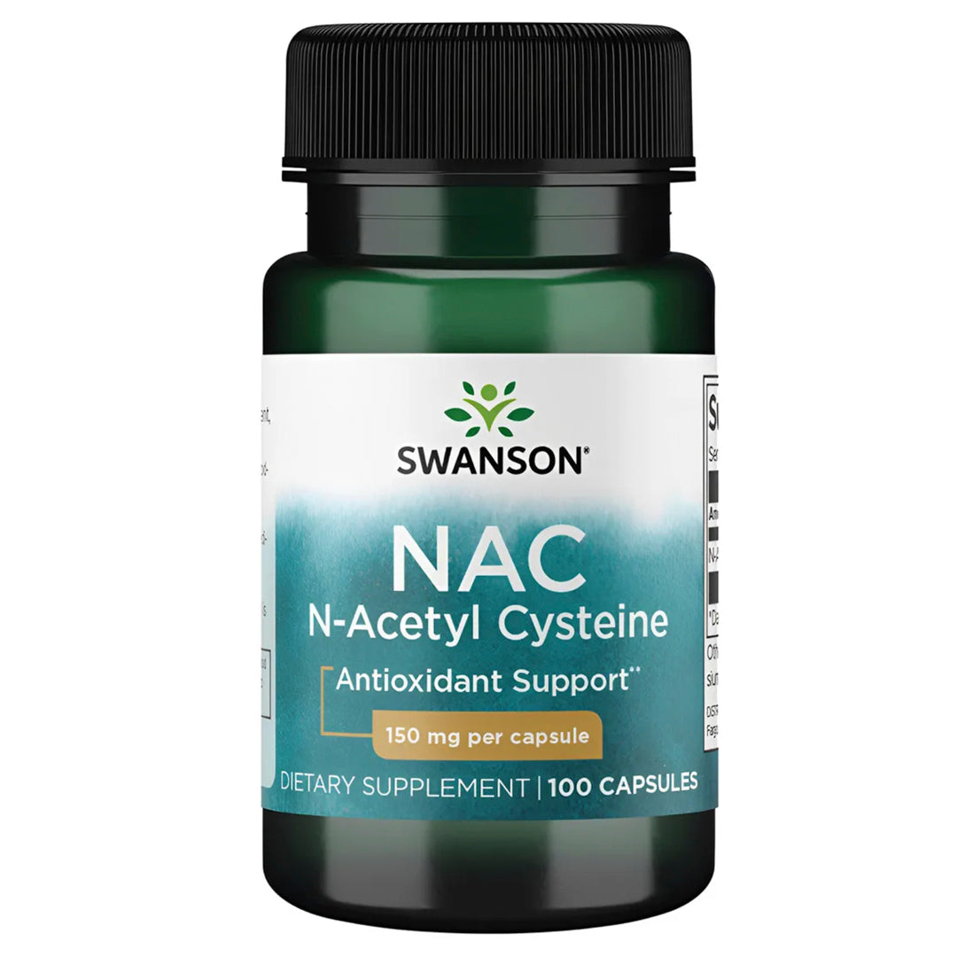 NAC 150 mg N-Acetyl Cysteine (100 Capsulas Swanson