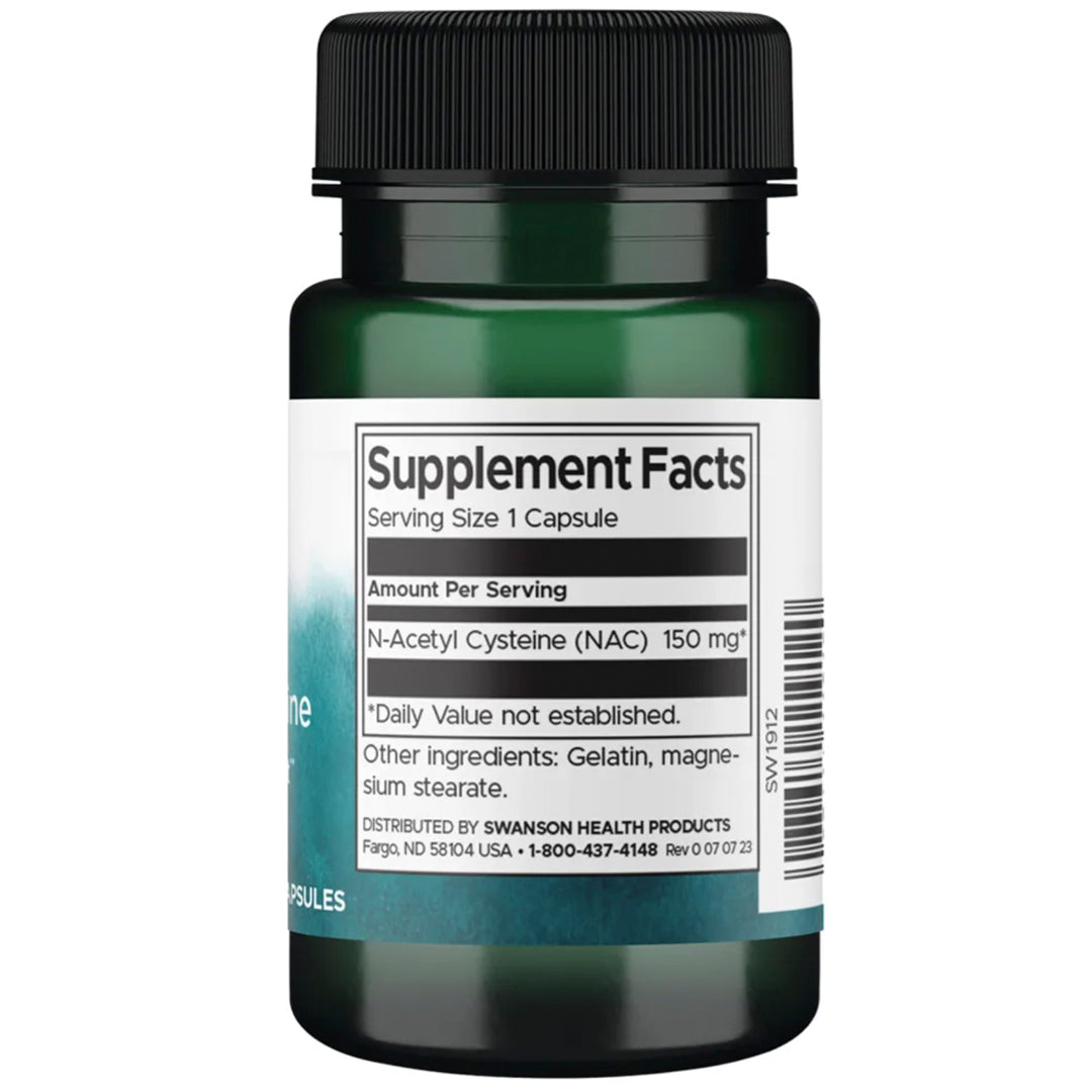 NAC 150 mg N-Acetyl Cysteine (100 Capsulas Swanson
