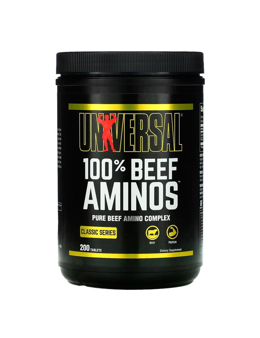 100% Beef Aminos (200 Tab) Universal-Aminoácido-One Nutrition-Universal Nutrition