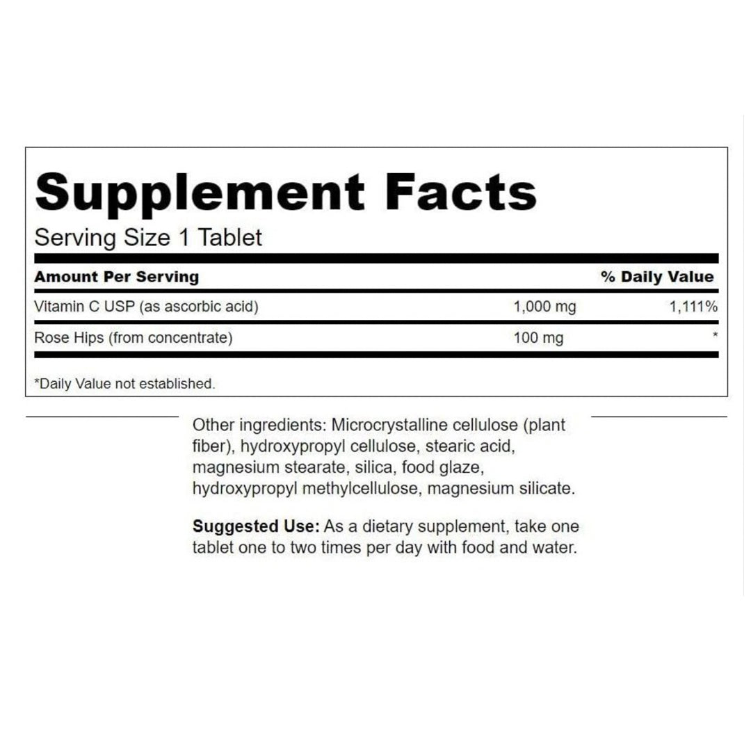 VITAMINA C (1000 mg) Swanson-Vitaminas,salud-One Nutrition-Swanson