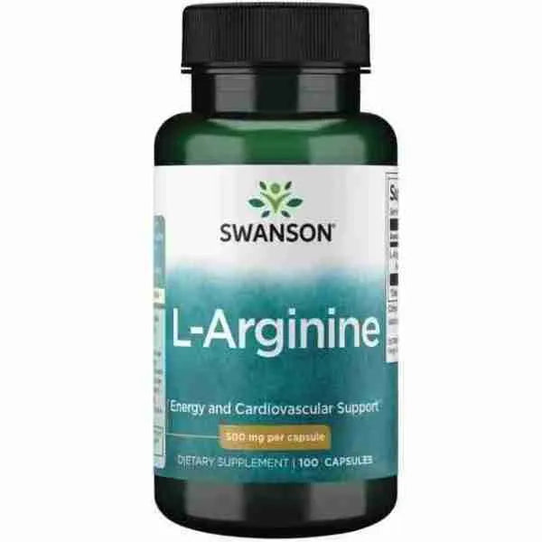 Arginina (850 Mg) 90 capsulas Swanson