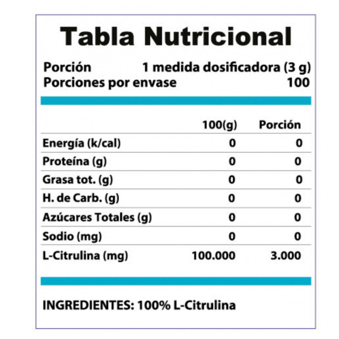 L-Citrulina en polvo (300 gr) Winkler Nutrition-Aminoácidos-One Nutrition-Winkler Nutrition