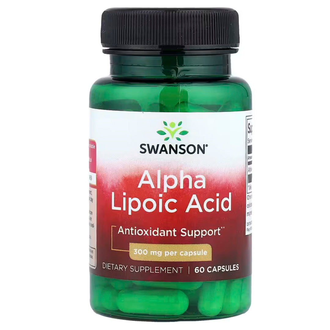 Ácido alfa lipoico (300 Mg) 60 cápsulas Swanson
