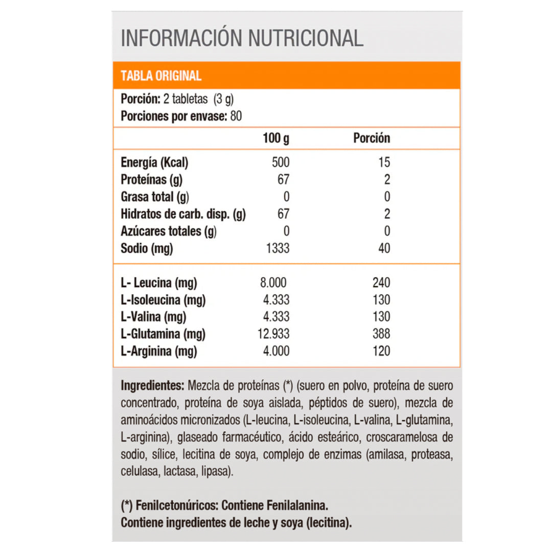 Amino 2222, Aminoácidos (160 Tabs) - Original-Aminoácidos-One Nutrition-Optimun Nutrition