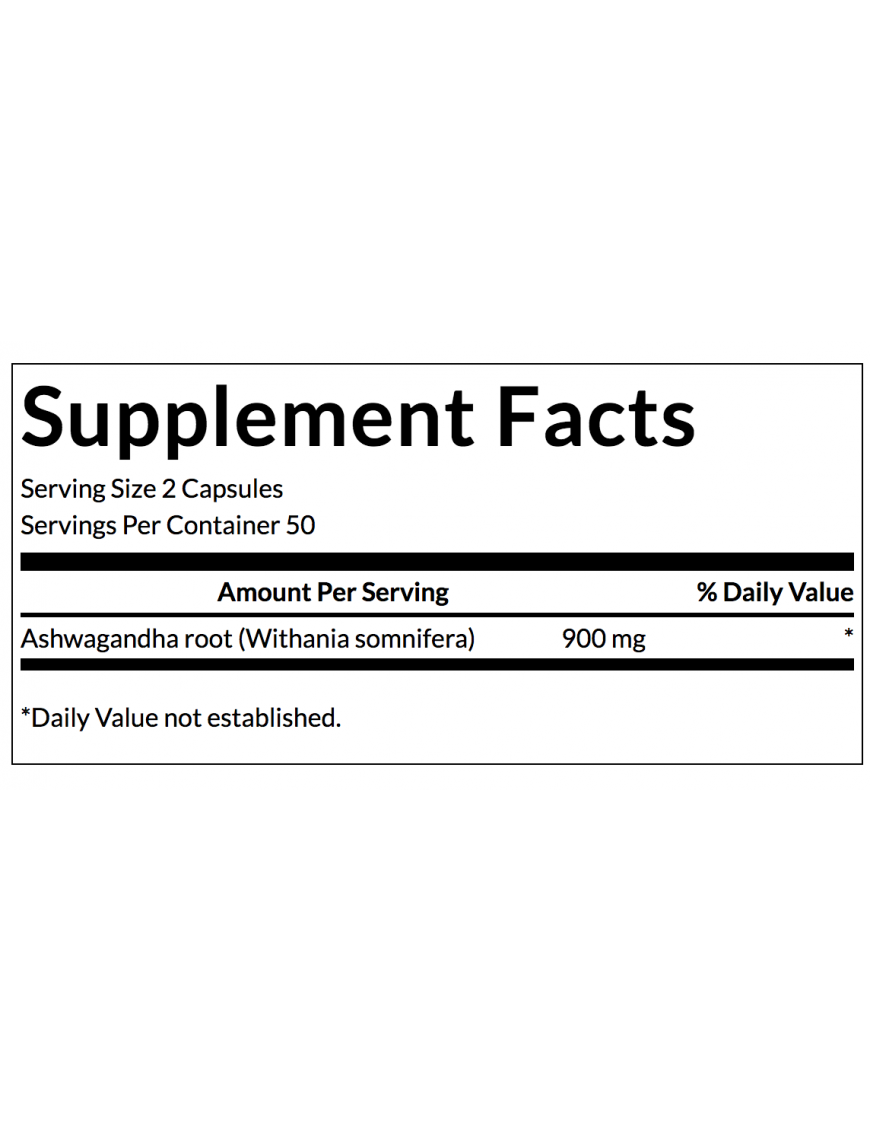 ASHWAGANDHA 450 MG (100 CAP) SWANSON--One Nutrition-Swanson