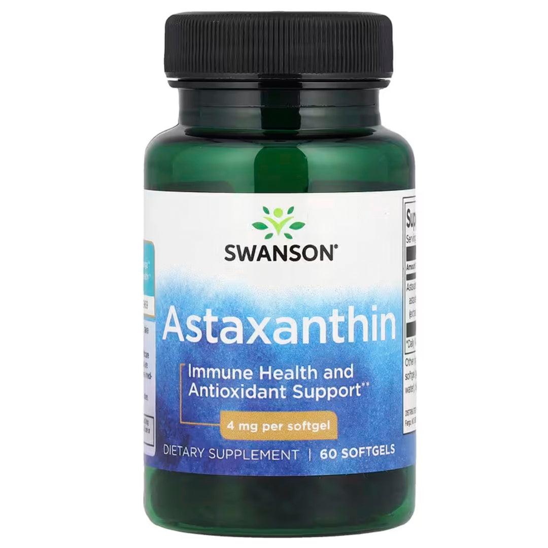 Astanxantina (4 Mg) 60 Capsulas Swanson