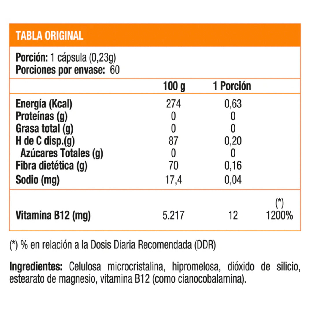 Vitamina B12 (12 Mgc) 60 cap Sunvit