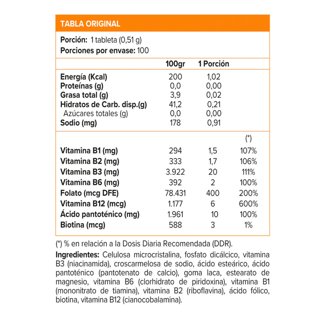 B-COMPLEX 100 Tabletas Sunvit