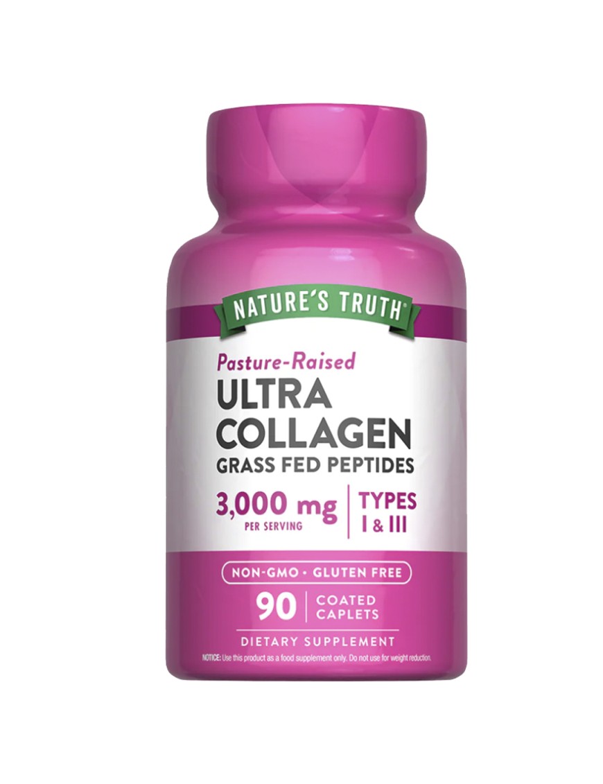 Ultra Collagen Hidrolizado Tipo I & III con Vitamina C (90 cap) Nature´s Truth