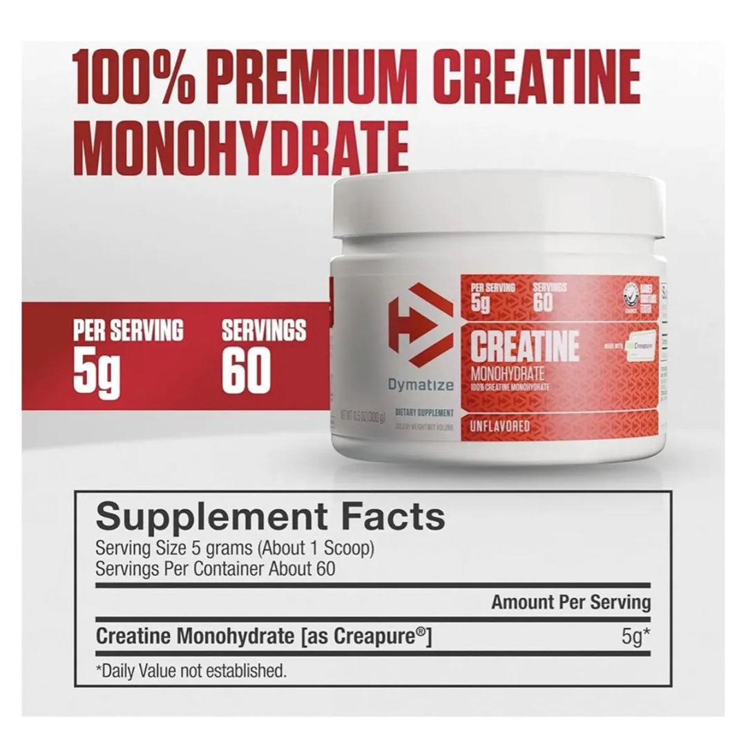 2 CREATINA CREAPURE 300 GR! DYMATIZE