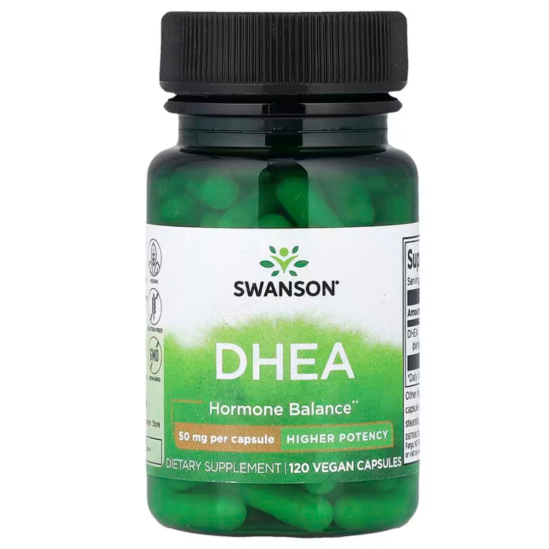 DHEA (50 mg) 120 cápsulas veganas Swanson