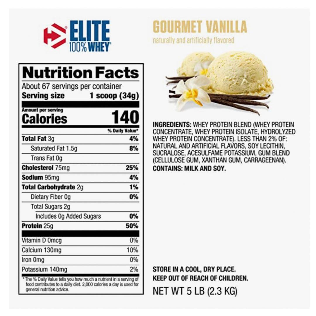 ELITE 100% WHEY (5LB) DYMATIZE