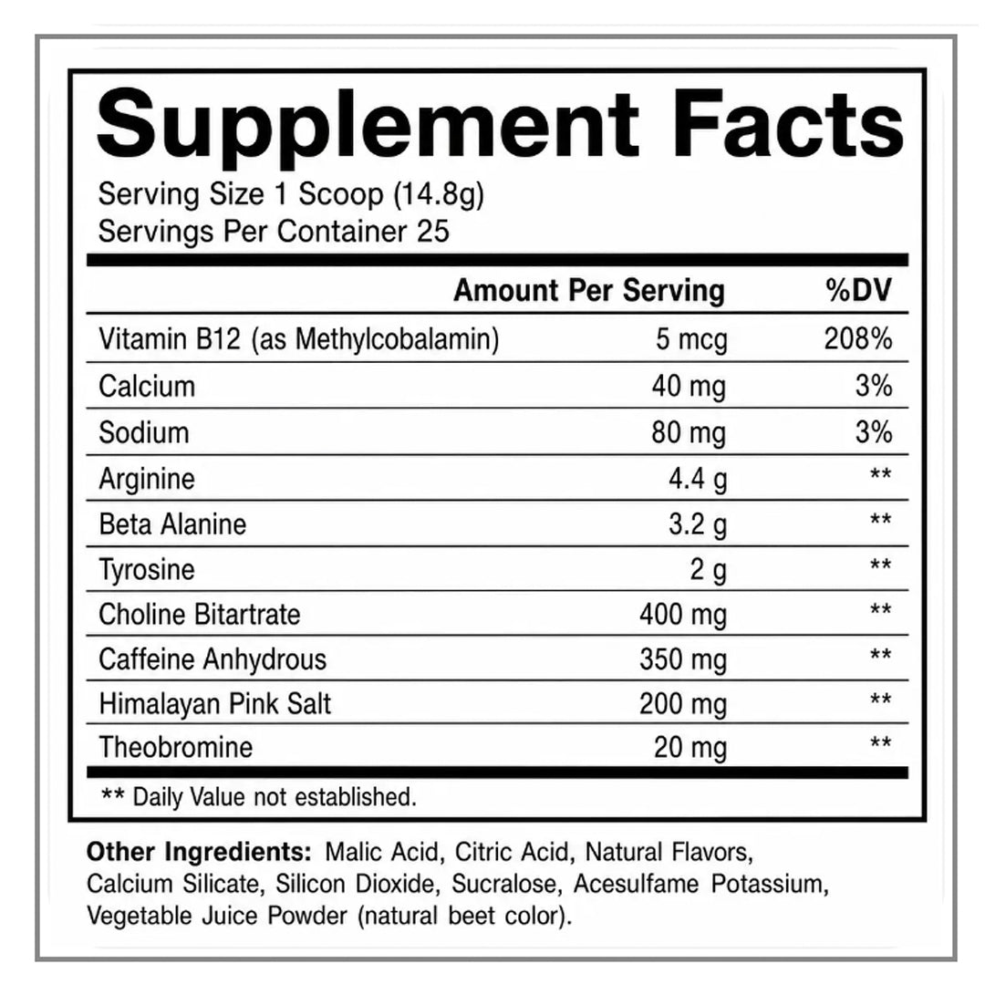 Pre-Entreno Essencial CHARGED RAW (420 Gr)