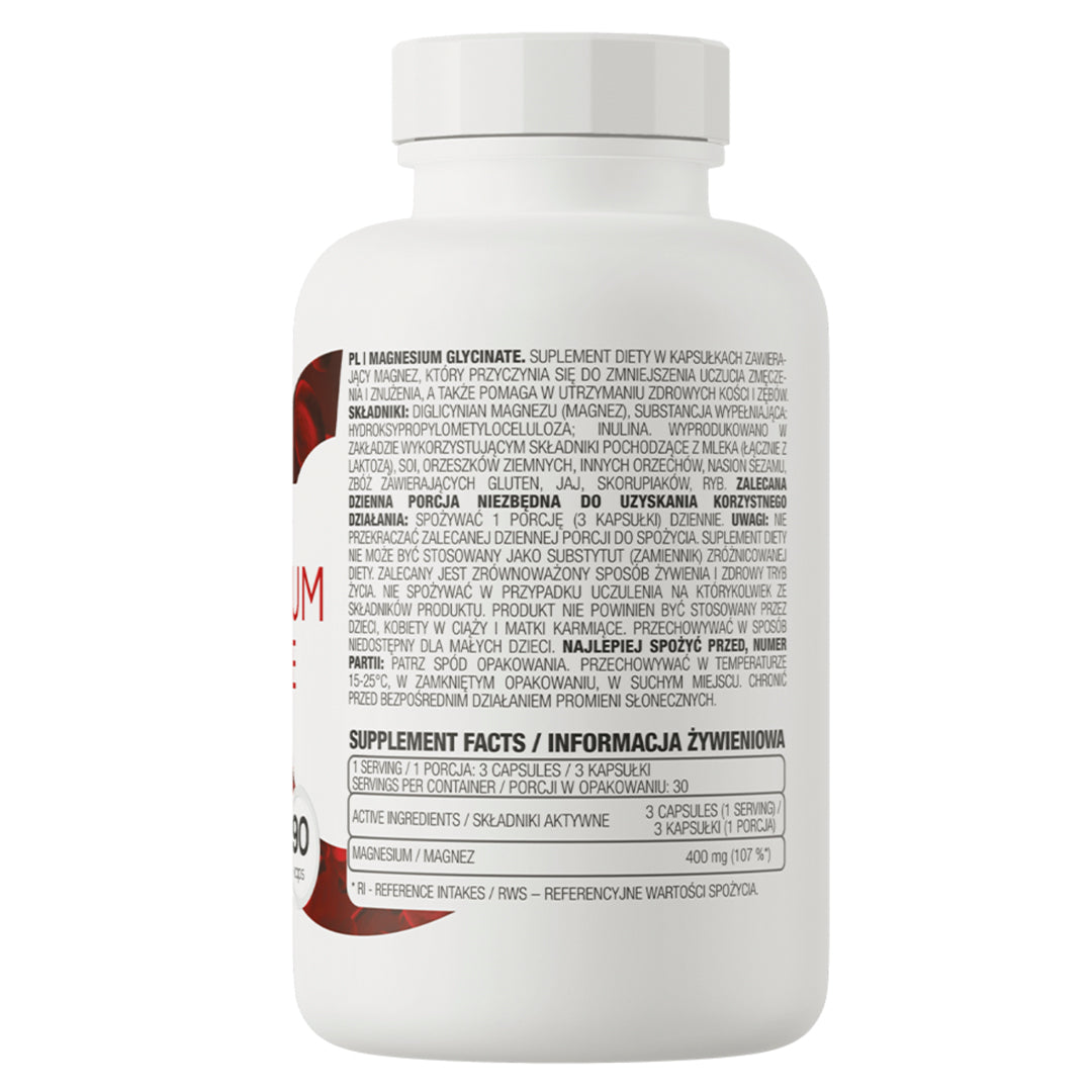 Magnesium Glycinate (90 cap) Ostrovit--One Nutrition-Ostrovit