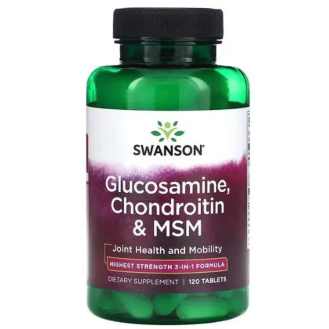 Glucosamine - Chondroitin - MSM (120 tab) Swanson--One Nutrition-SWANSON