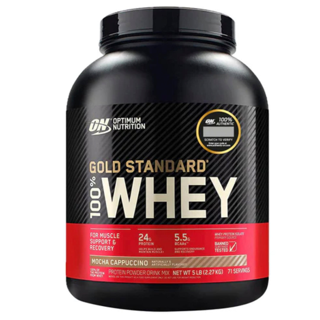 WHEY GOLD STANDARD (5LB) ON-Proteína-One Nutrition-OPTIMUM NUTRITION