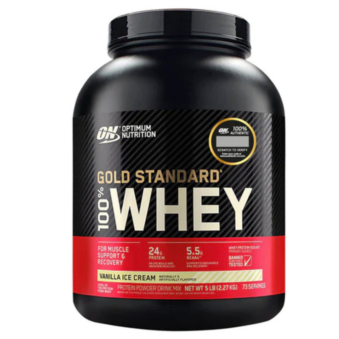 WHEY GOLD STANDARD (5LB) ON-Proteína-One Nutrition-OPTIMUM NUTRITION