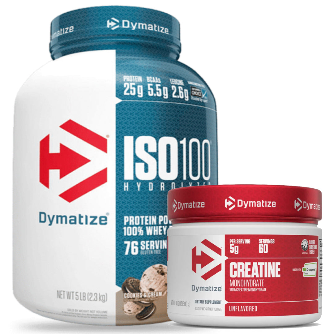 ISO 100 5LB DYMATIZE + CREATINA CREAPURE 300 GR DYMATIZE