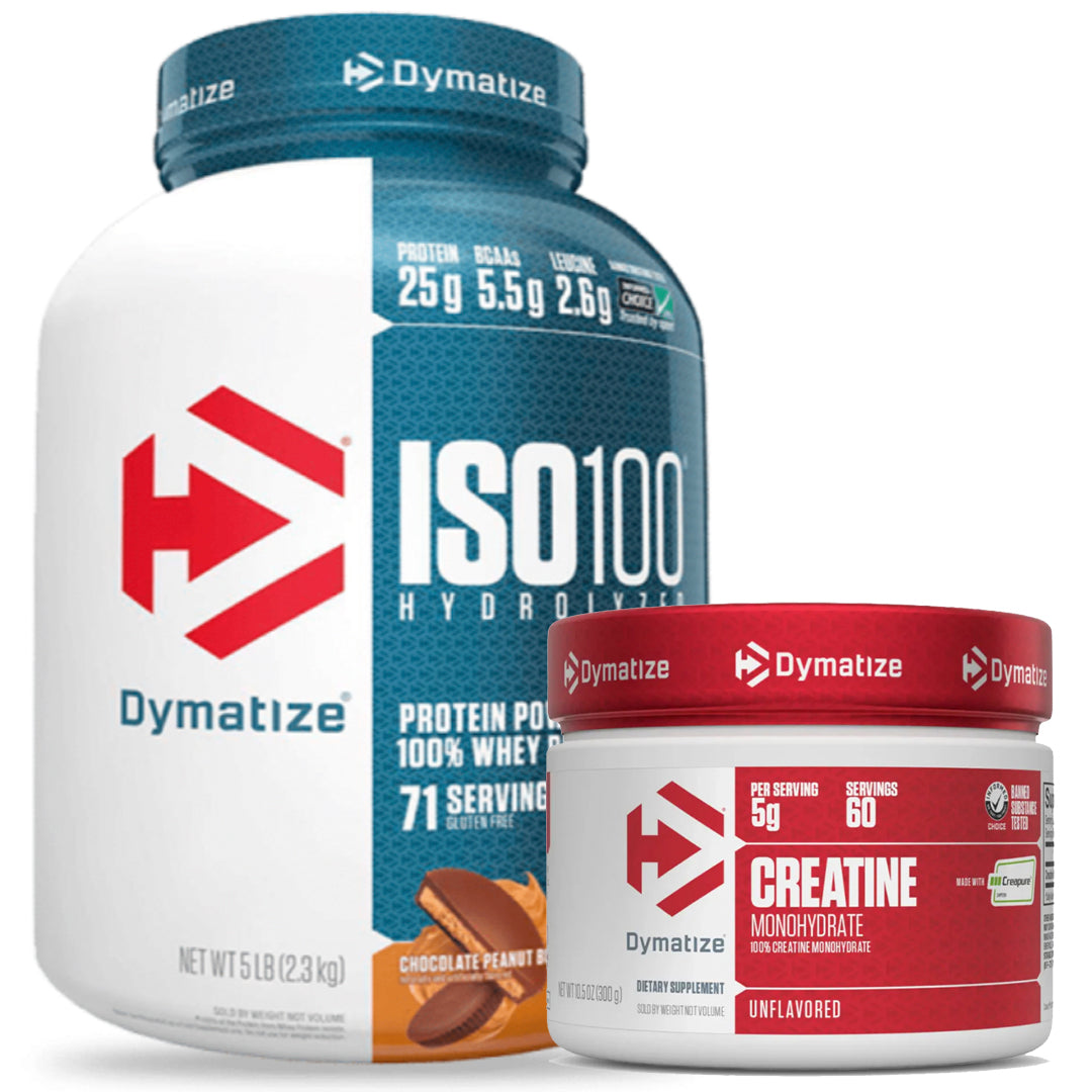 ISO 100 5LB DYMATIZE + CREATINA CREAPURE 300 GR DYMATIZE