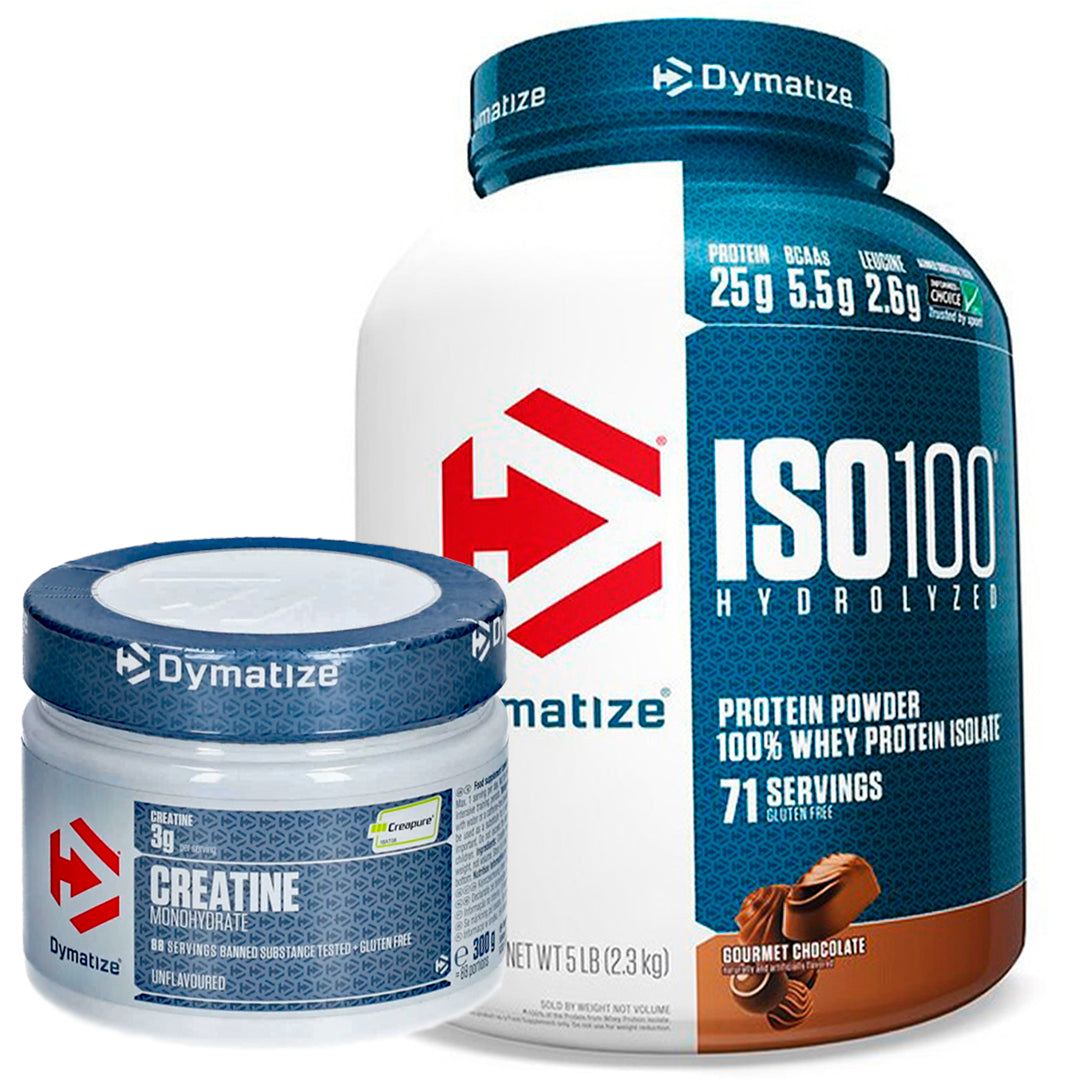 ISO 100 5LB DYMATIZE + CREAPURE 300 GR DYMATIZE