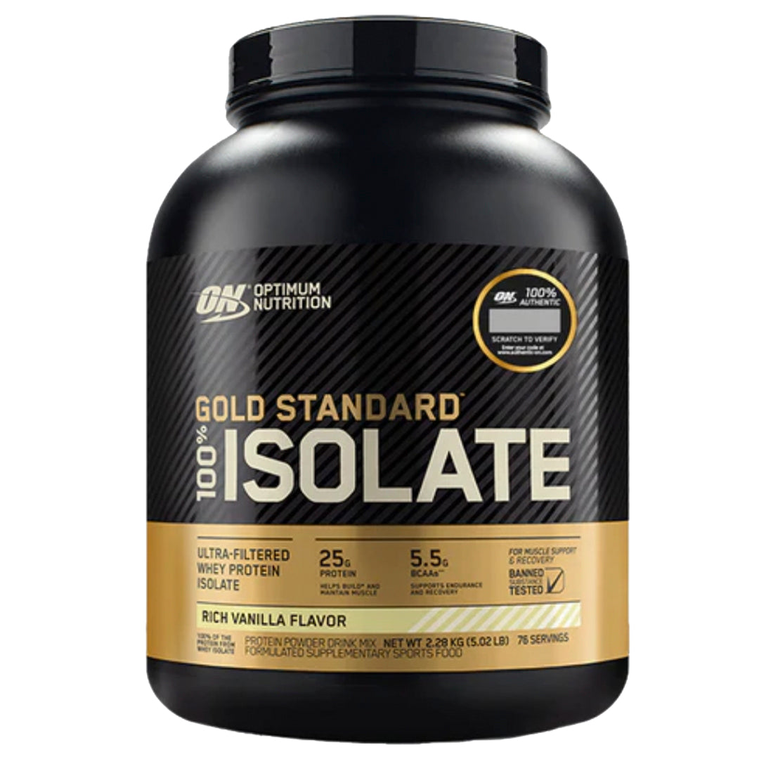 100% WHEY PROTEIN ISOLATE GOLD STANDARD (5 LB) OPTIMUM NUTRITION