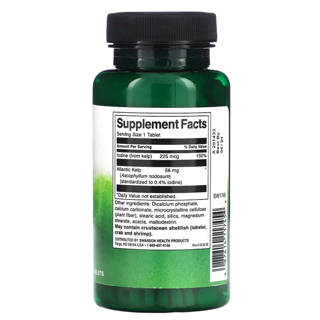 KELP (250 softgel) Swanson--One Nutrition-Swanson
