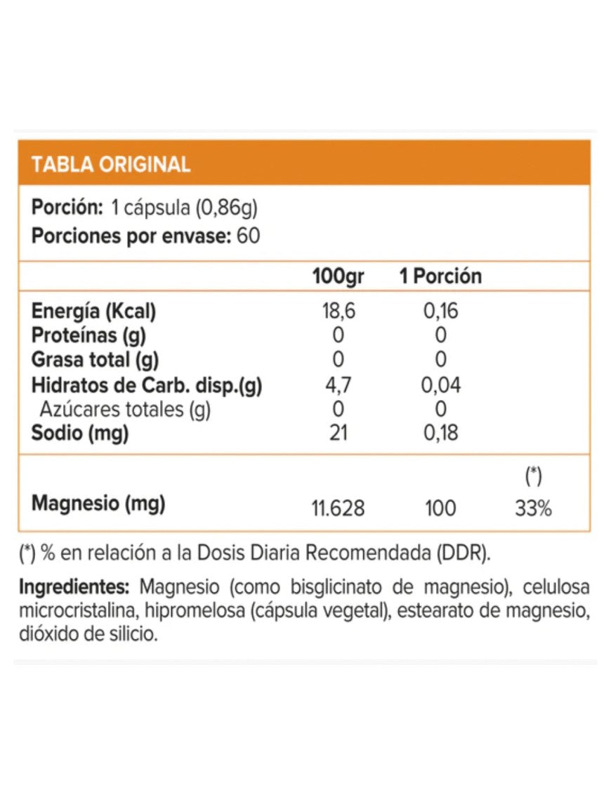 Magnesium Bisglycinate (60 cap) Sunvit Life--One Nutrition-SUNVIT