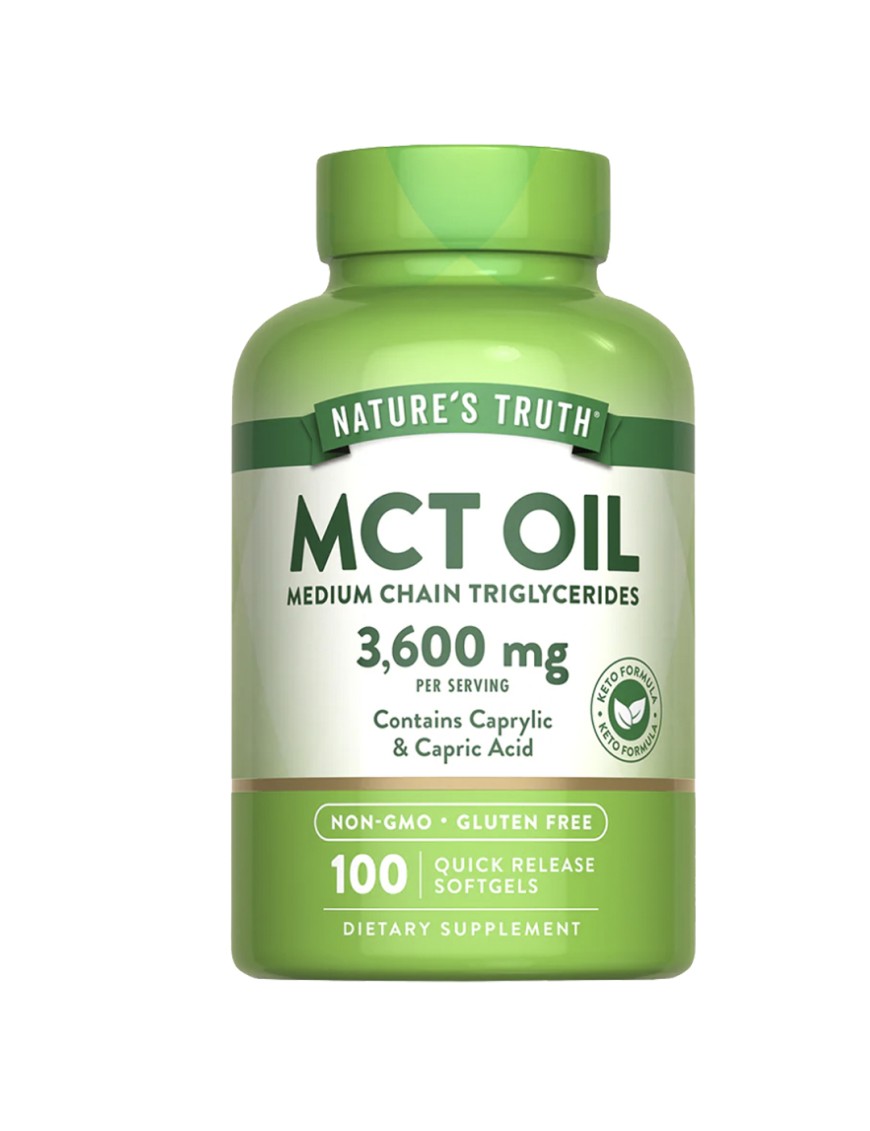 MCT OIL (100 CAP) NATURE´S TRUTH--One Nutrition-NATURE´S TRUTH