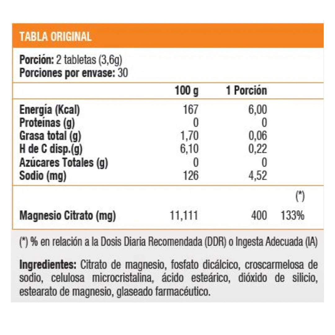 Magnesio Citrato (400mg) SUNVIT