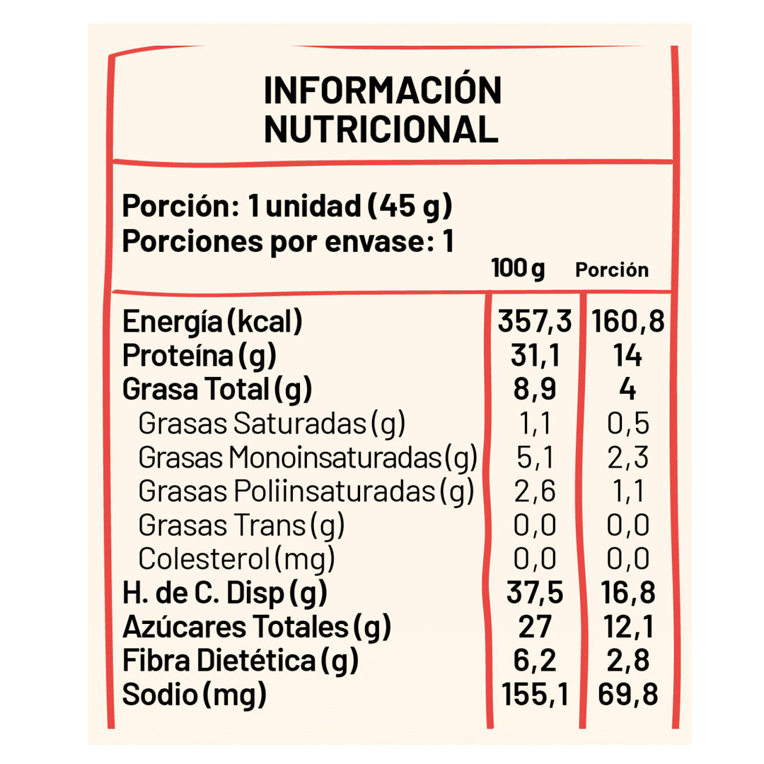 Protein Bar (45 Gr) ALMENDRA Under Five