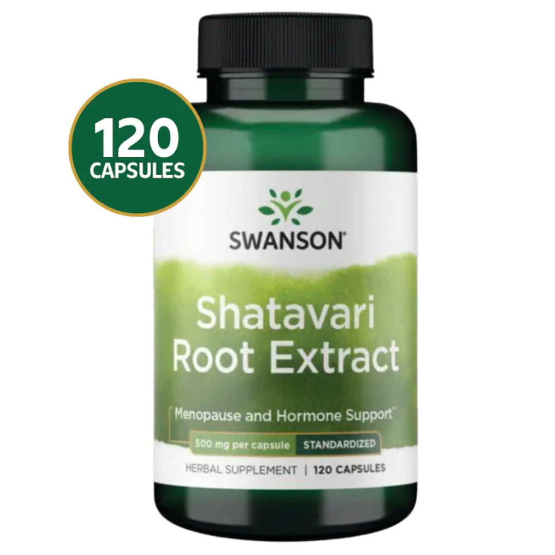 Extracto de raíz SHATAVARI 500 Mg (120 Cápsulas) Swanson