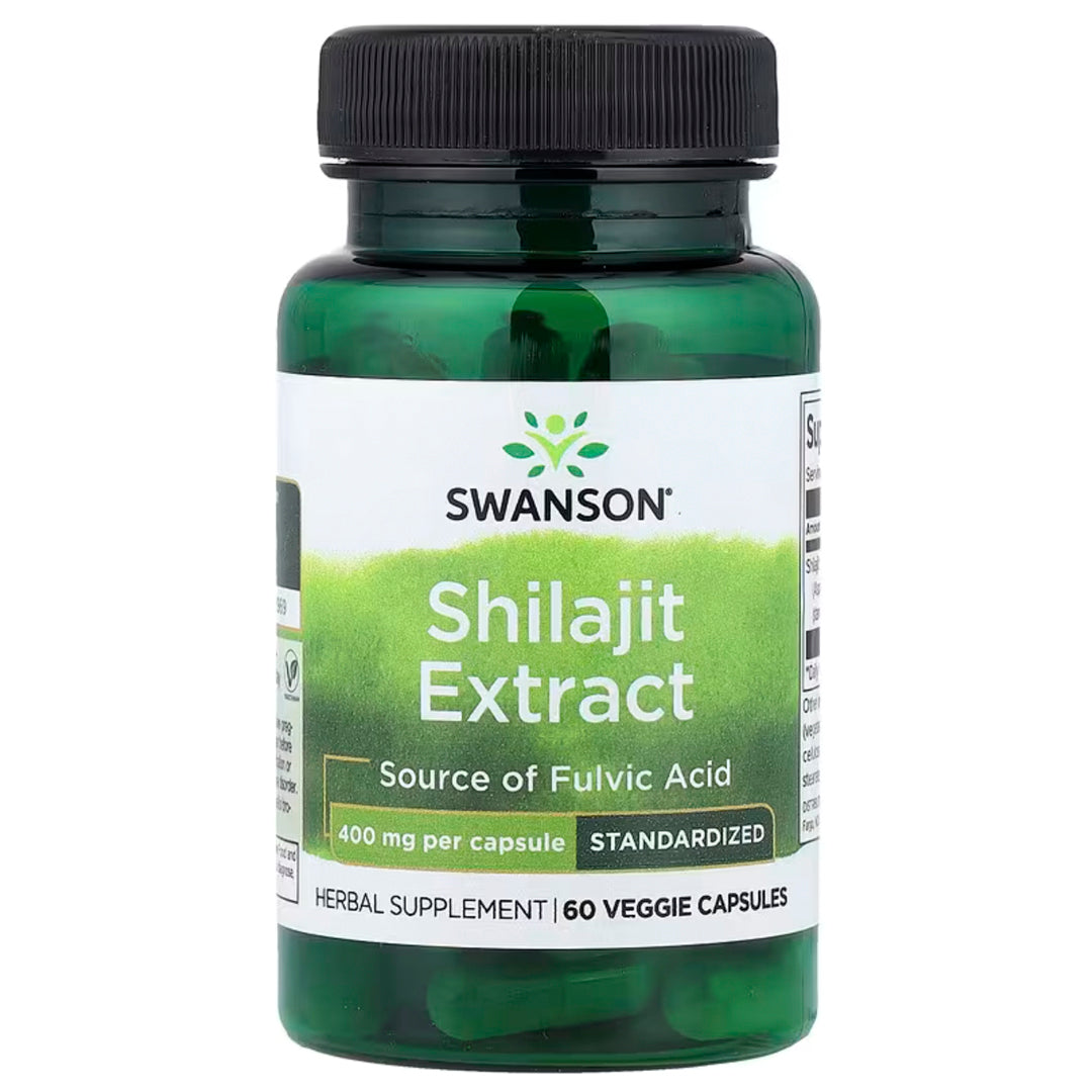 Extracto SHILAJIT 400 Mg (60 Cápsulas veganas) Swanson