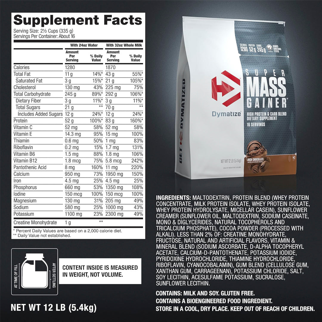 SUPER MASS (12 LB) DYMATIZE