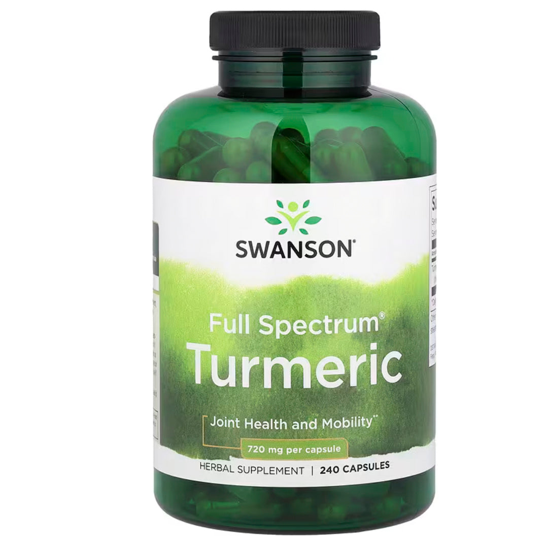 Tumeric Full Spectrum 240! cap veganas Swanson--One Nutrition-Swanson