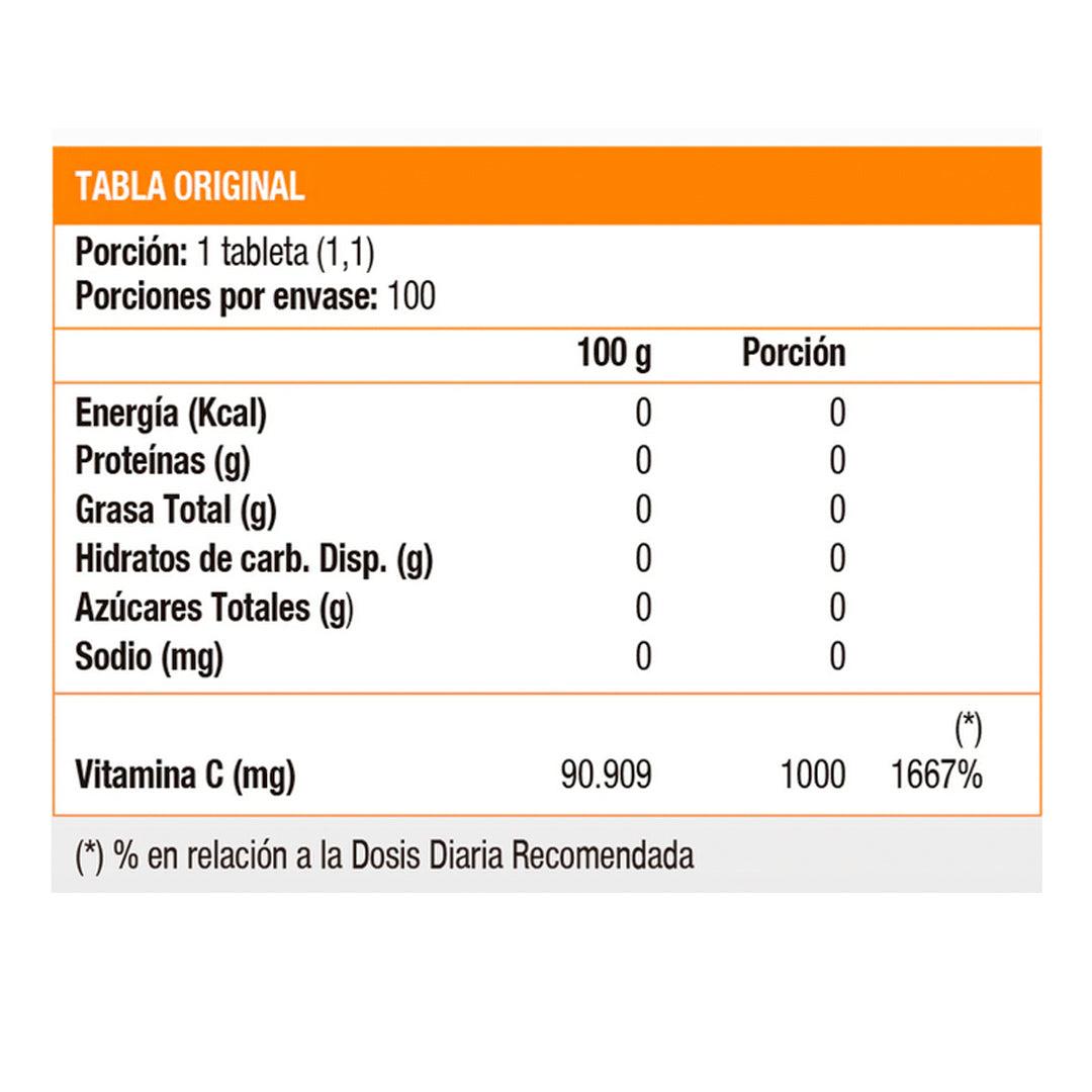 Vitamina C 100 Cápsulas Solgar