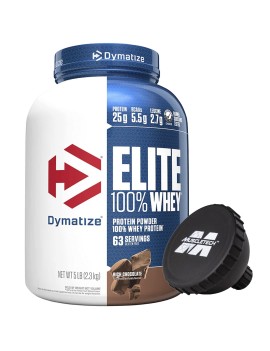 ELITE WHEY (5LB) DYMATIZE +...