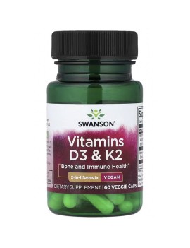 D3 & K2 (60 CAP) SWANSON